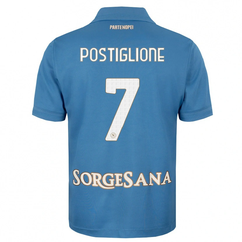 Danxen Heren Tommaso Postiglione #7 Haze Blauw Wit Thuisshirt Thuistenue 2026/27 T-Shirt België