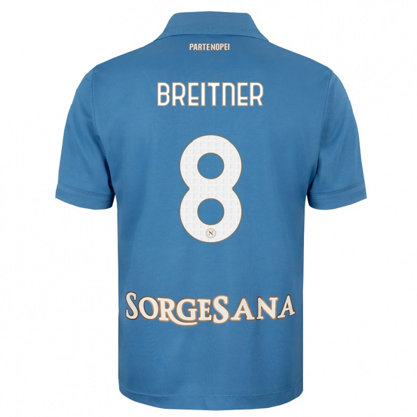 Danxen Heren Stephanie Breitner #8 Haze Blauw Wit Thuisshirt Thuistenue 2026/27 T-Shirt België
