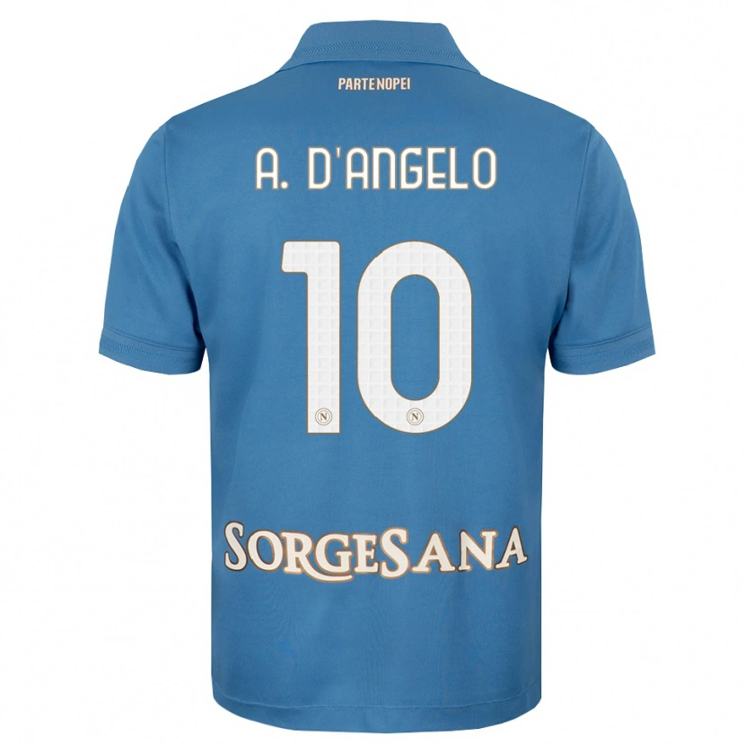 Danxen Heren Adrian D'angelo #10 Haze Blauw Wit Thuisshirt Thuistenue 2026/27 T-Shirt België