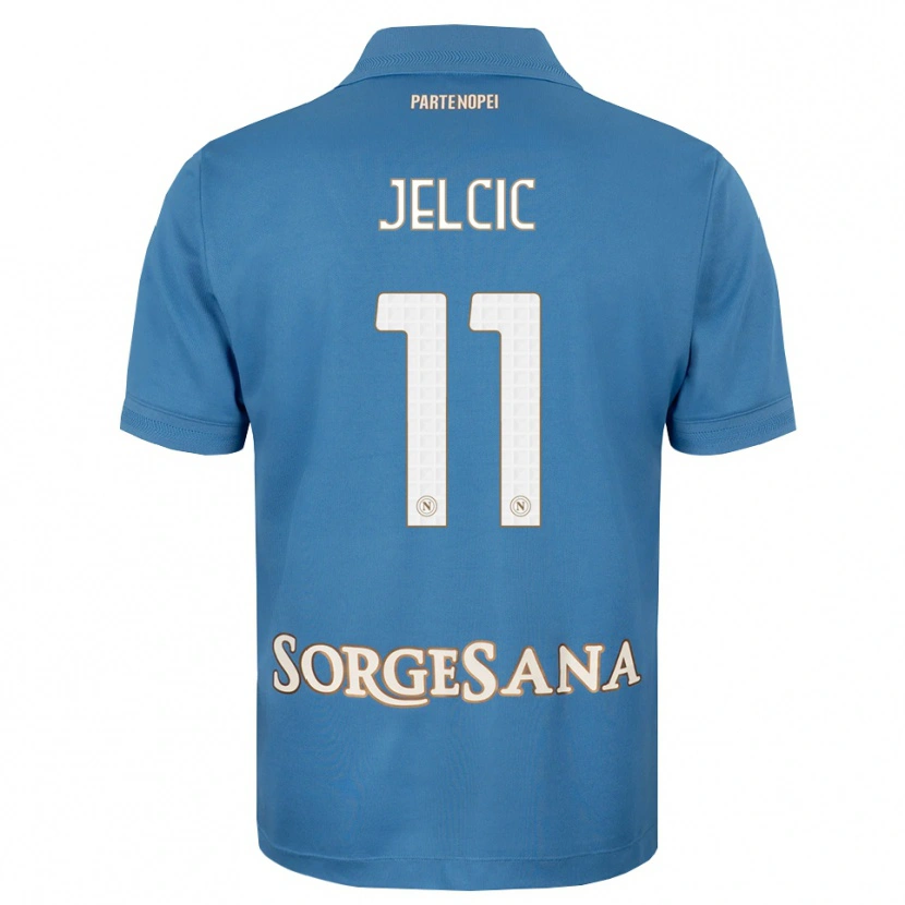 Danxen Heren Maja Jelčić #11 Haze Blauw Wit Thuisshirt Thuistenue 2026/27 T-Shirt België