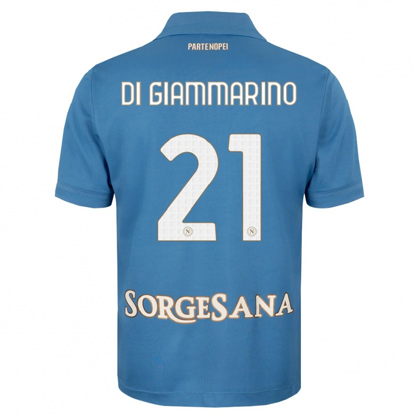 Danxen Heren Virginia Di Giammarino #21 Haze Blauw Wit Thuisshirt Thuistenue 2026/27 T-Shirt België