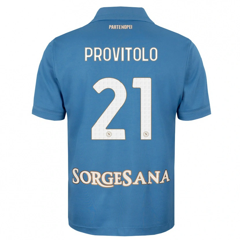 Danxen Heren Vincenzo Provitolo #21 Haze Blauw Wit Thuisshirt Thuistenue 2026/27 T-Shirt België