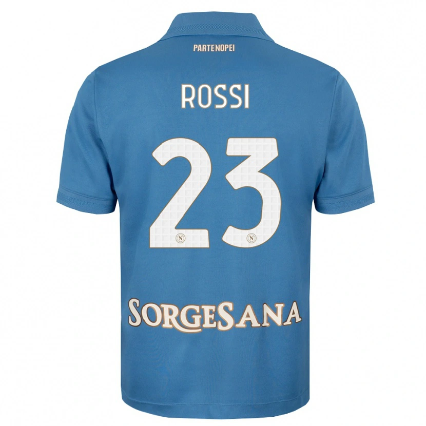 Danxen Heren Leonardo Rossi #23 Haze Blauw Wit Thuisshirt Thuistenue 2026/27 T-Shirt België