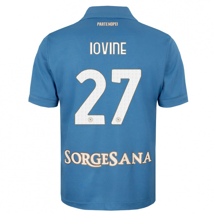 Danxen Heren Andrea Iovine #27 Haze Blauw Wit Thuisshirt Thuistenue 2026/27 T-Shirt België