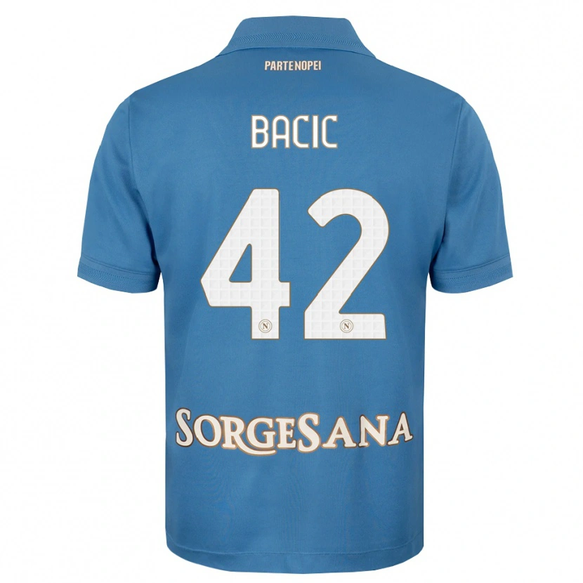 Danxen Heren Doris Bačić #42 Haze Blauw Wit Thuisshirt Thuistenue 2026/27 T-Shirt België