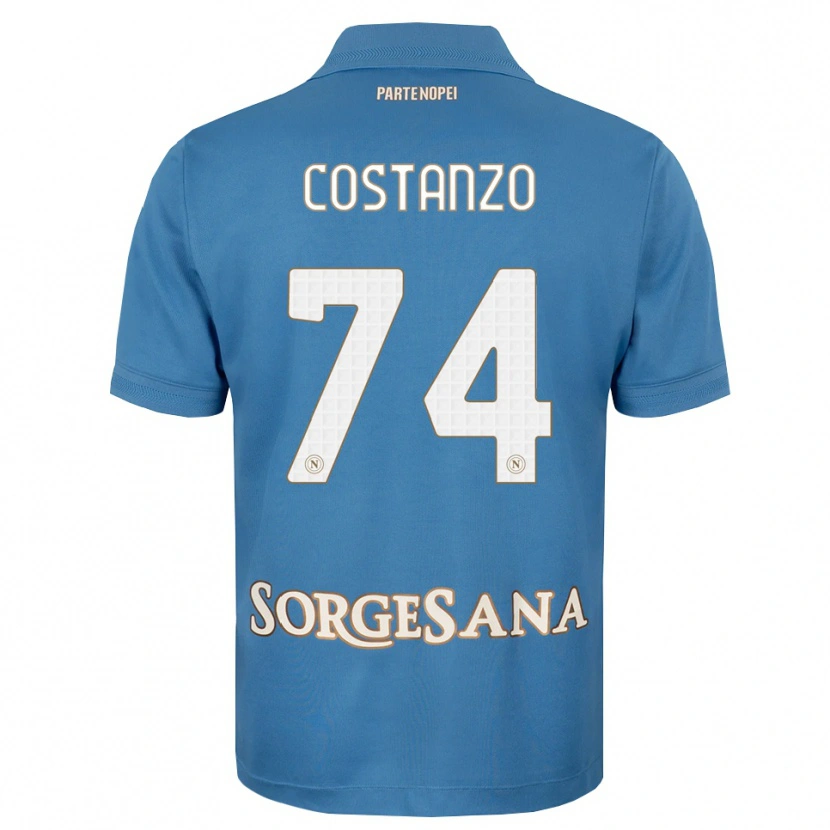 Danxen Heren Davide Costanzo #74 Haze Blauw Wit Thuisshirt Thuistenue 2026/27 T-Shirt België