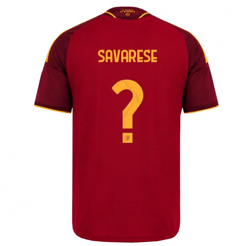 Danxen Heren Bruno Savarese #0 Rood Gouden Geel Thuisshirt Thuistenue 2026/27 T-Shirt België