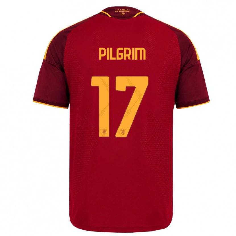 Danxen Heren Alayah Pilgrim #17 Rood Gouden Geel Thuisshirt Thuistenue 2026/27 T-Shirt België