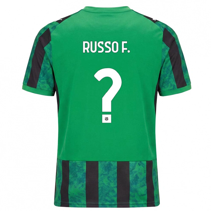 Danxen Heren Flavio Russo #0 Groen Zwart Wit Thuisshirt Thuistenue 2026/27 T-Shirt België