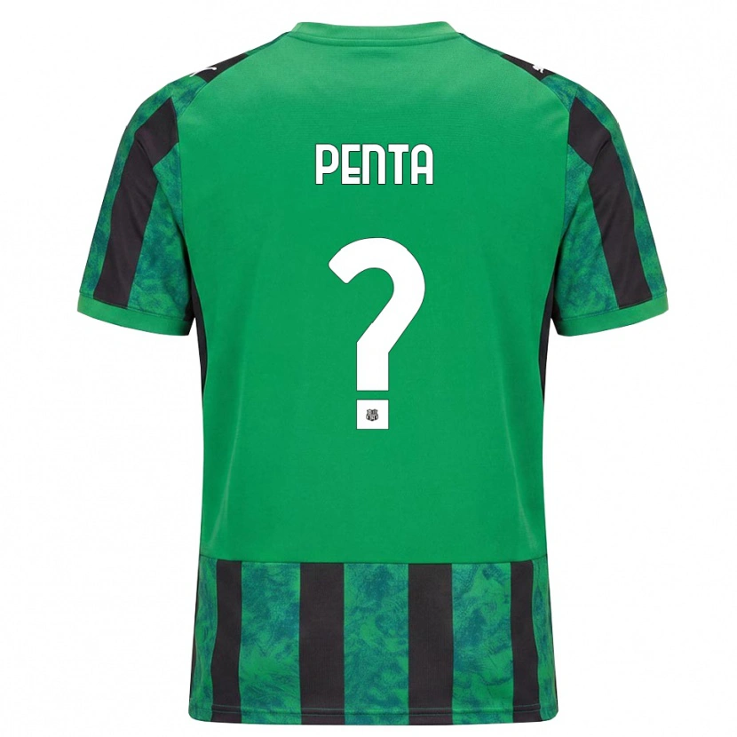 Danxen Heren Mattia Penta #0 Groen Zwart Wit Thuisshirt Thuistenue 2026/27 T-Shirt België