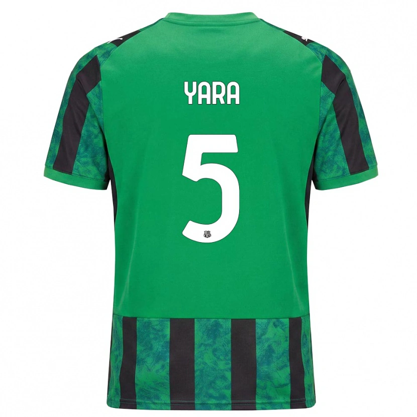 Danxen Heren Moussa Yara #5 Groen Zwart Wit Thuisshirt Thuistenue 2026/27 T-Shirt België