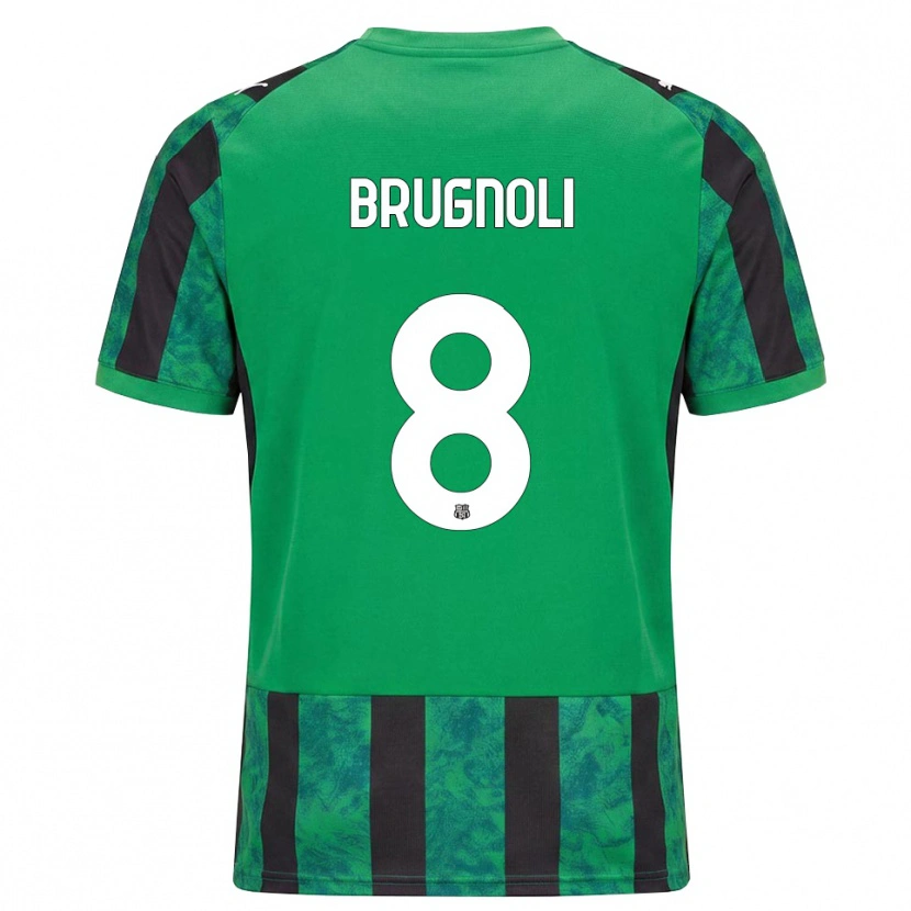Danxen Heren Giuseppe Brugnoli #8 Groen Zwart Wit Thuisshirt Thuistenue 2026/27 T-Shirt België