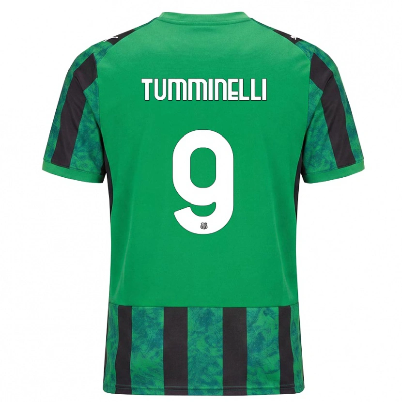 Danxen Heren Daniel Tumminelli #9 Groen Zwart Wit Thuisshirt Thuistenue 2026/27 T-Shirt België