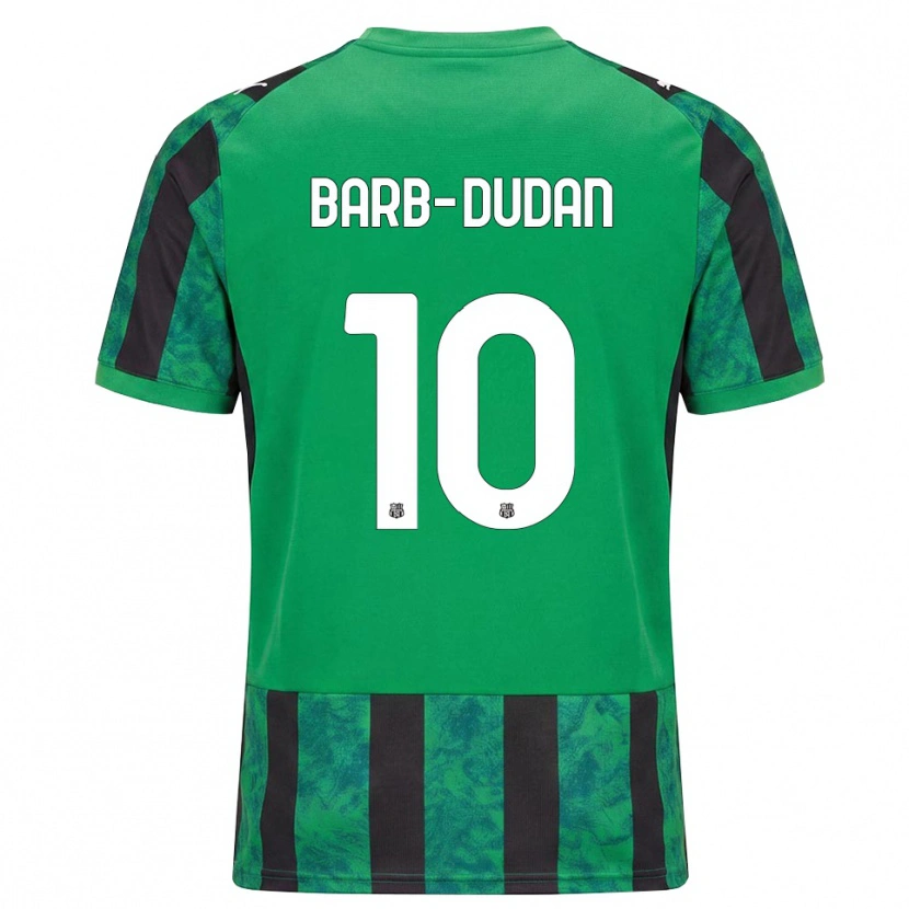 Danxen Heren Marco Barb-Dudan #10 Groen Zwart Wit Thuisshirt Thuistenue 2026/27 T-Shirt België