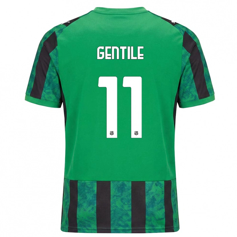 Danxen Heren Raffaele Gentile #11 Groen Zwart Wit Thuisshirt Thuistenue 2026/27 T-Shirt België