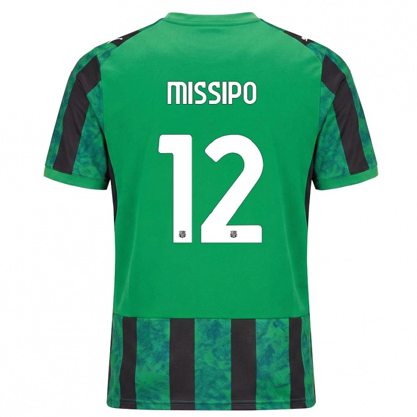 Danxen Heren Kassandra Missipo #12 Groen Zwart Wit Thuisshirt Thuistenue 2026/27 T-Shirt België