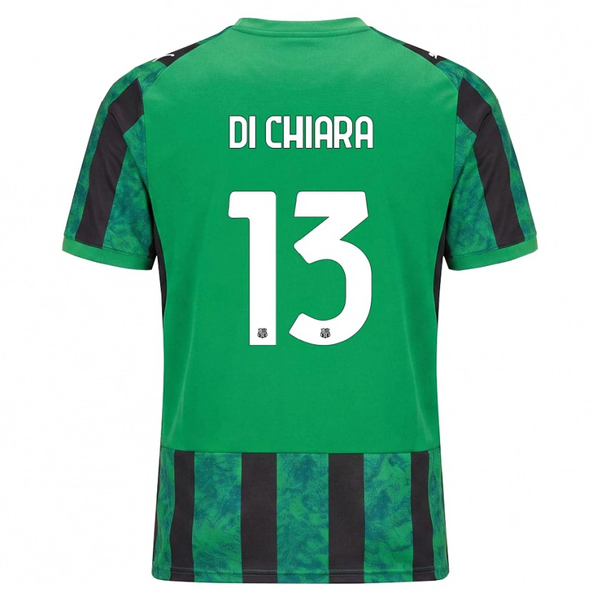 Danxen Heren Crescenzo Di Chiara #13 Groen Zwart Wit Thuisshirt Thuistenue 2026/27 T-Shirt België