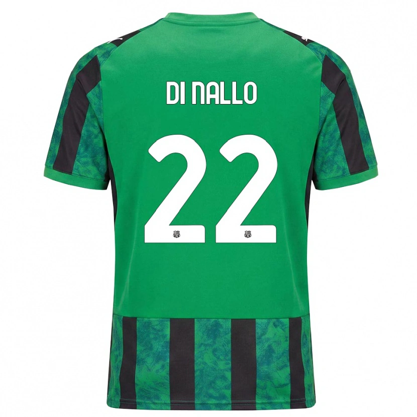 Danxen Heren Erica Di Nallo #22 Groen Zwart Wit Thuisshirt Thuistenue 2026/27 T-Shirt België
