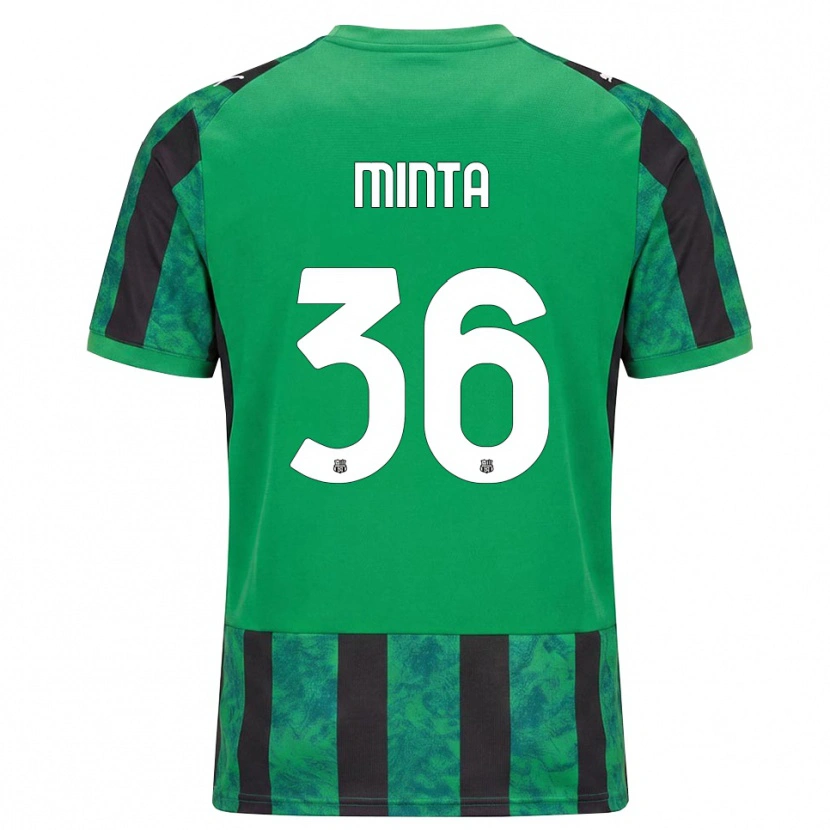 Danxen Heren Amoako Minta #36 Groen Zwart Wit Thuisshirt Thuistenue 2026/27 T-Shirt België