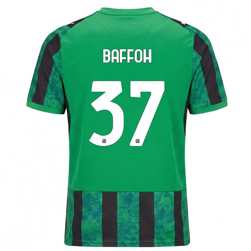 Danxen Heren Jeffrey Baffoh #37 Groen Zwart Wit Thuisshirt Thuistenue 2026/27 T-Shirt België