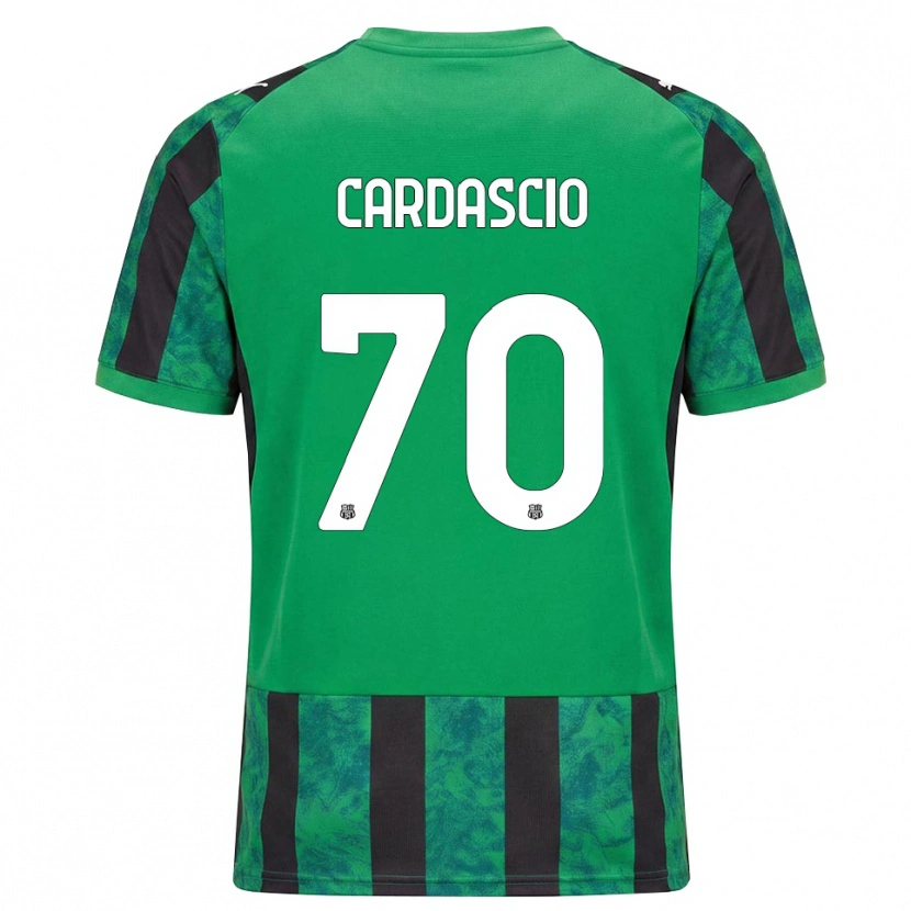 Danxen Heren Alessandro Cardascio #70 Groen Zwart Wit Thuisshirt Thuistenue 2026/27 T-Shirt België