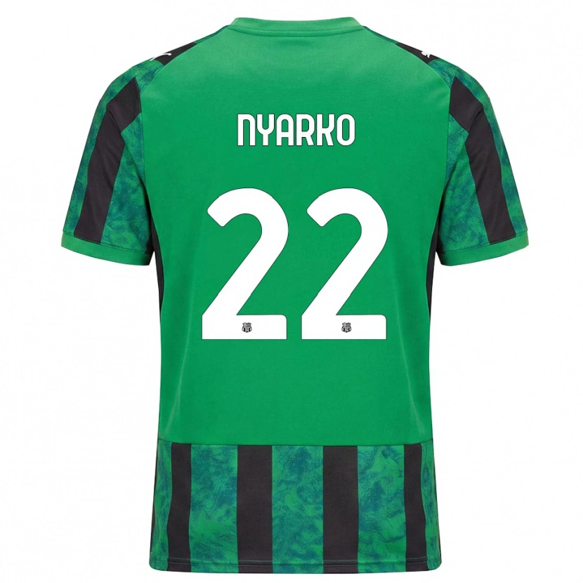 Danxen Heren Lorenzo Nyarko #22 Groen Zwart Wit Thuisshirt Thuistenue 2026/27 T-Shirt België