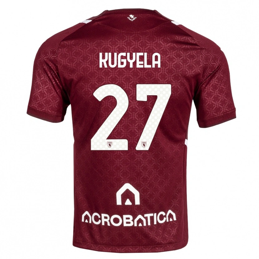 Danxen Heren Zalán Kugyela #27 Bordeauxrood Wit Thuisshirt Thuistenue 2026/27 T-Shirt België