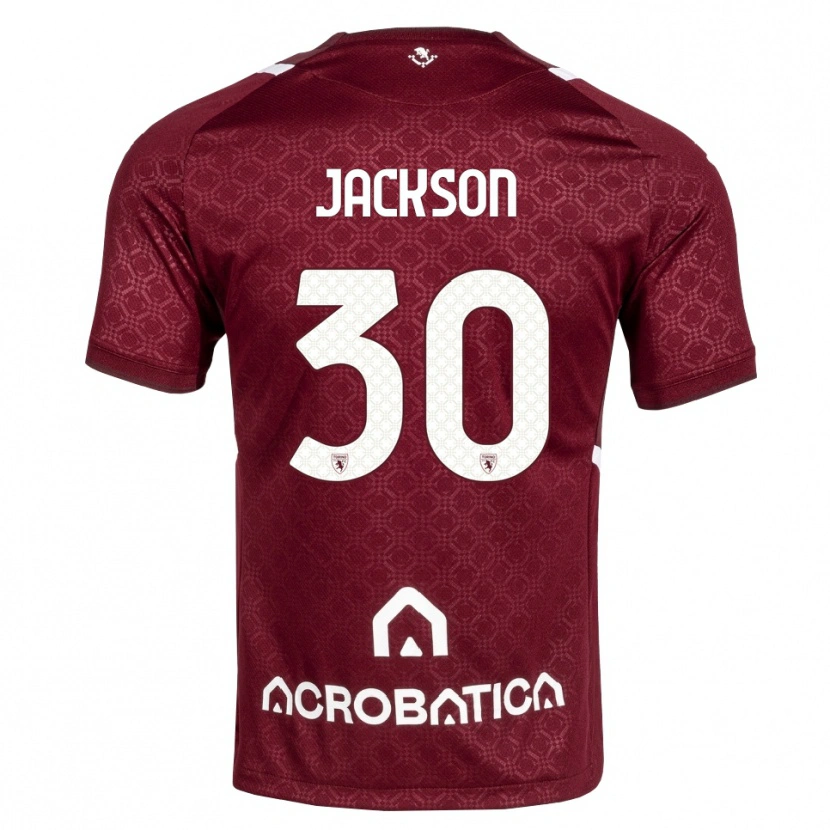 Danxen Heren Michael Jackson #30 Bordeauxrood Wit Thuisshirt Thuistenue 2026/27 T-Shirt België