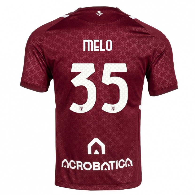Danxen Heren Rafael Melo #35 Bordeauxrood Wit Thuisshirt Thuistenue 2026/27 T-Shirt België