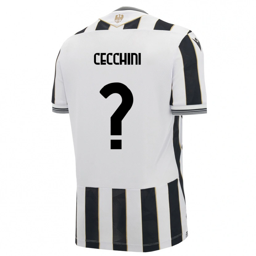 Danxen Heren Giorgio Cecchini #0 Zwart Wit Roze Thuisshirt Thuistenue 2026/27 T-Shirt België