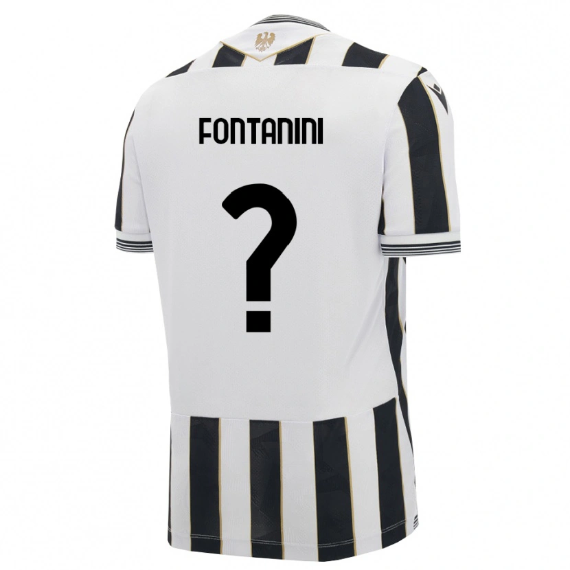 Danxen Heren Stefano Fontanini #0 Zwart Wit Roze Thuisshirt Thuistenue 2026/27 T-Shirt België