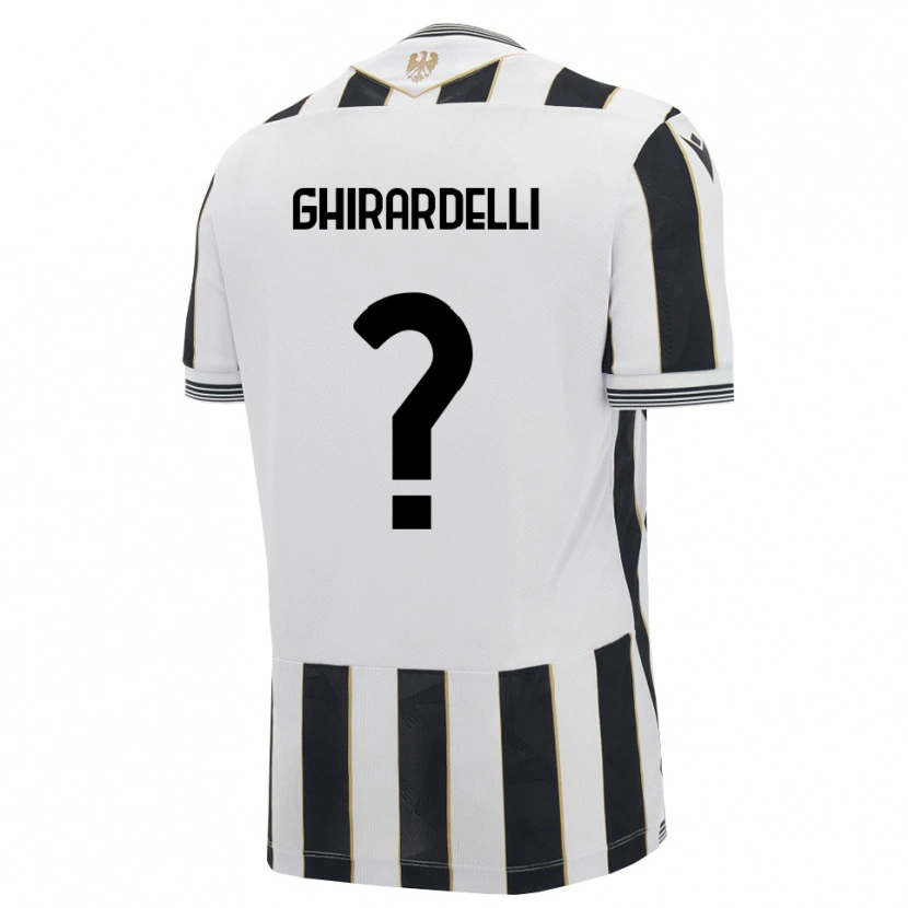 Danxen Heren Davide Ghirardelli #0 Zwart Wit Roze Thuisshirt Thuistenue 2026/27 T-Shirt België