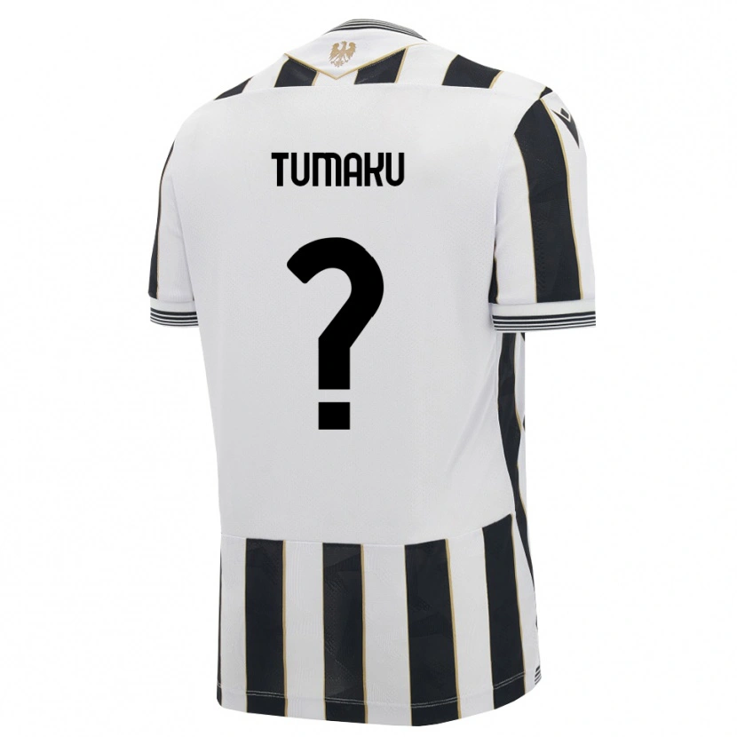 Danxen Heren Niccolò Tumaku #0 Zwart Wit Roze Thuisshirt Thuistenue 2026/27 T-Shirt België