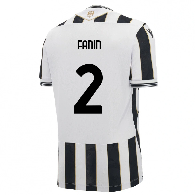 Danxen Heren Alessandro Fanin #2 Zwart Wit Roze Thuisshirt Thuistenue 2026/27 T-Shirt België