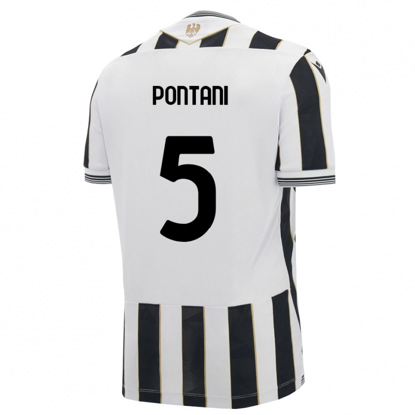 Danxen Heren Leonardo Pontani #5 Zwart Wit Roze Thuisshirt Thuistenue 2026/27 T-Shirt België