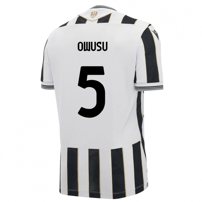 Danxen Heren Robert Owusu #5 Zwart Wit Roze Thuisshirt Thuistenue 2026/27 T-Shirt België
