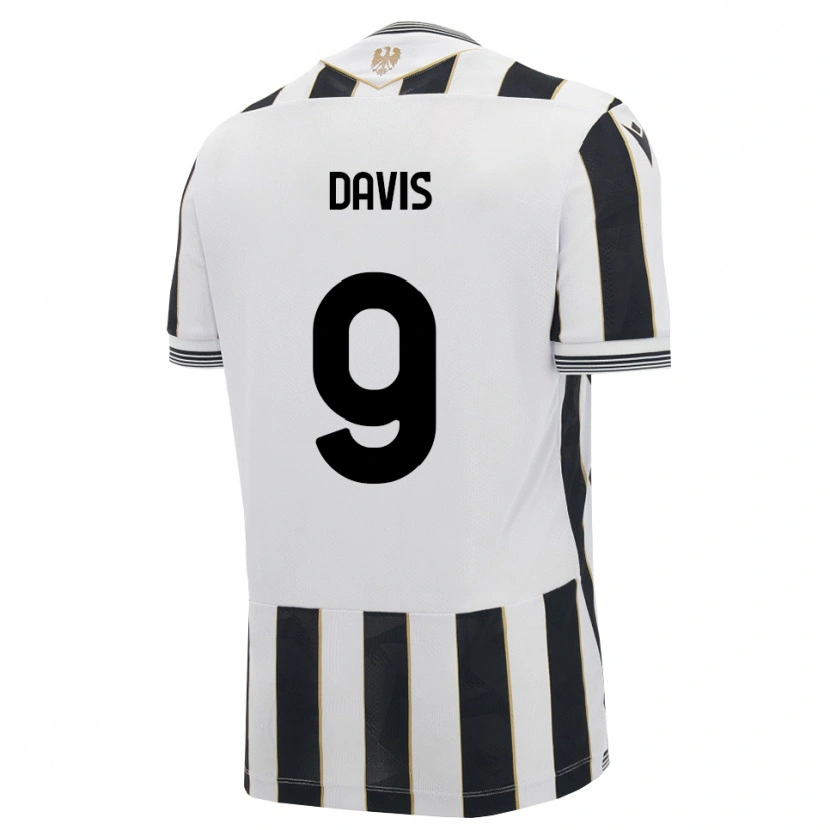 Danxen Heren Keinan Davis #9 Zwart Wit Roze Thuisshirt Thuistenue 2026/27 T-Shirt België