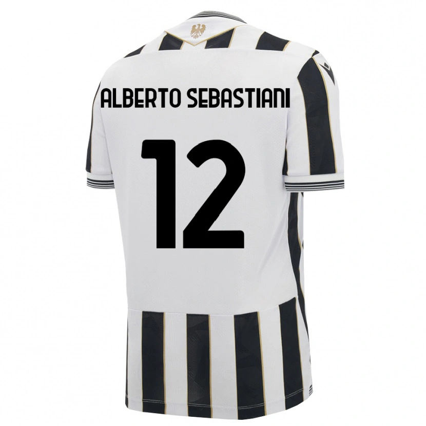 Danxen Heren José Alberto Sebastiani #12 Zwart Wit Roze Thuisshirt Thuistenue 2026/27 T-Shirt België
