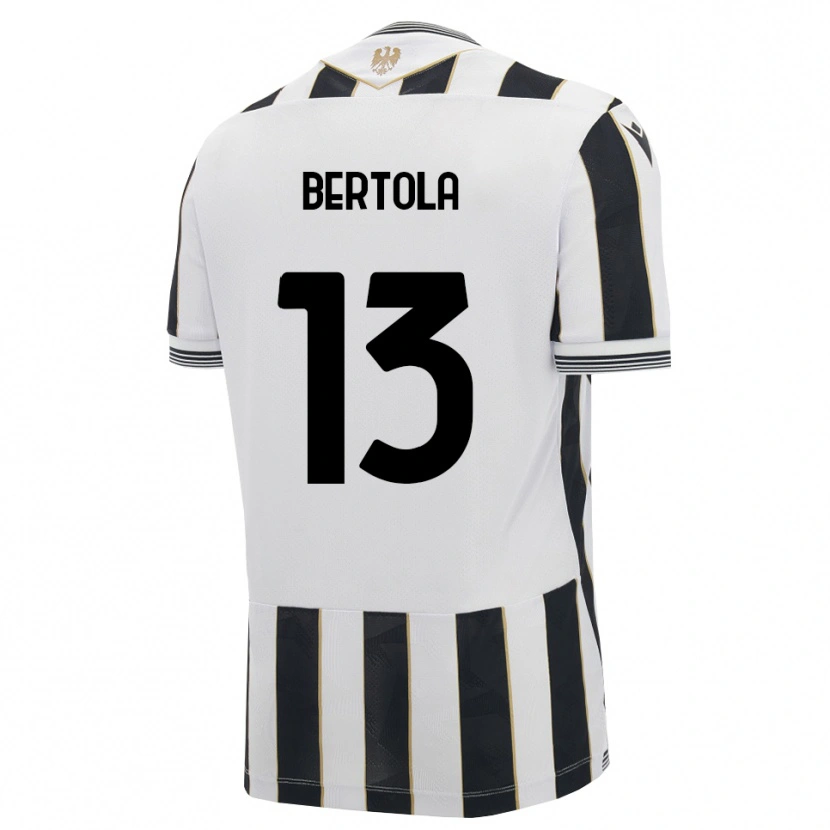 Danxen Heren Nicolò Bertola #13 Zwart Wit Roze Thuisshirt Thuistenue 2026/27 T-Shirt België
