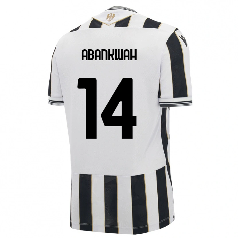Danxen Heren James Abankwah #14 Zwart Wit Roze Thuisshirt Thuistenue 2026/27 T-Shirt België
