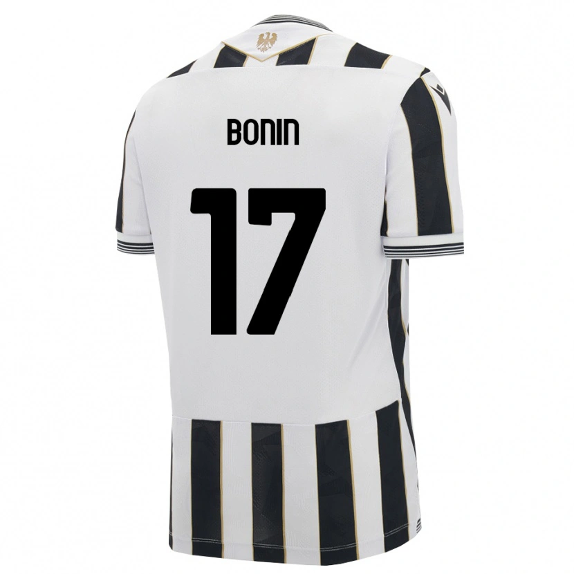 Danxen Heren Luca Bonin #17 Zwart Wit Roze Thuisshirt Thuistenue 2026/27 T-Shirt België