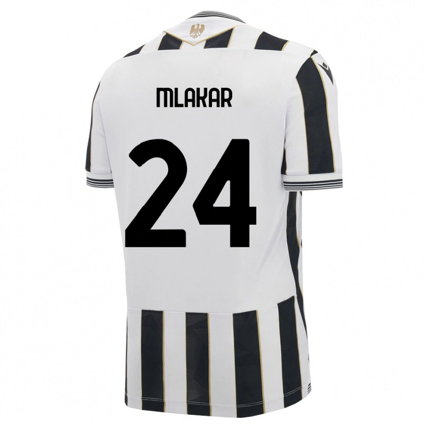 Danxen Heren Lorenzo Mlakar #24 Zwart Wit Roze Thuisshirt Thuistenue 2026/27 T-Shirt België