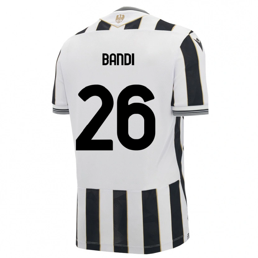 Danxen Heren Gabriel Bandi #26 Zwart Wit Roze Thuisshirt Thuistenue 2026/27 T-Shirt België