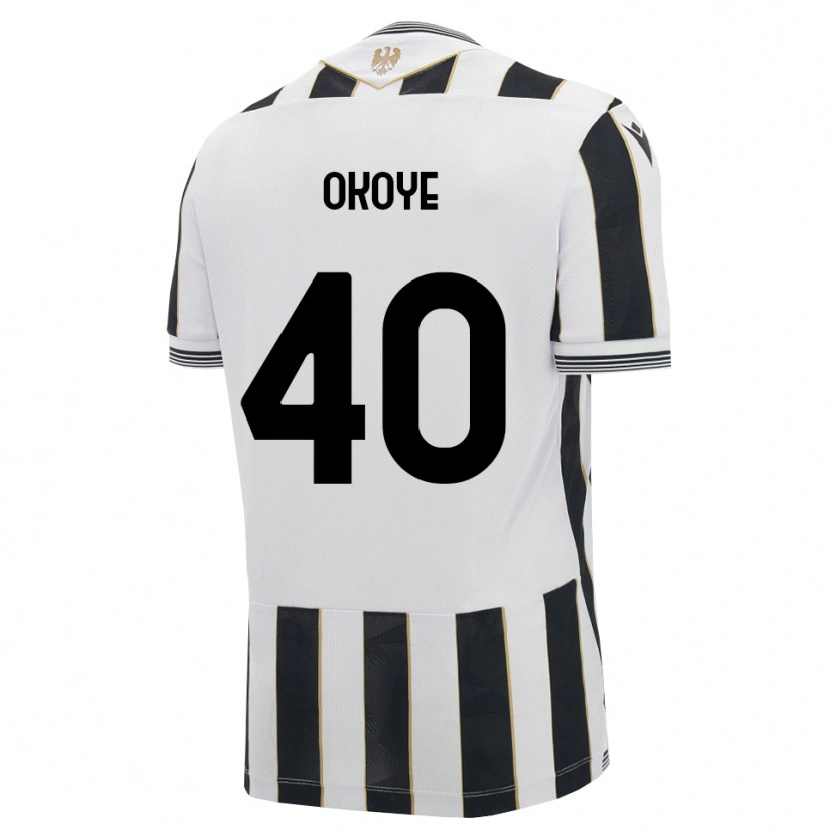 Danxen Heren Maduka Okoye #40 Zwart Wit Roze Thuisshirt Thuistenue 2026/27 T-Shirt België