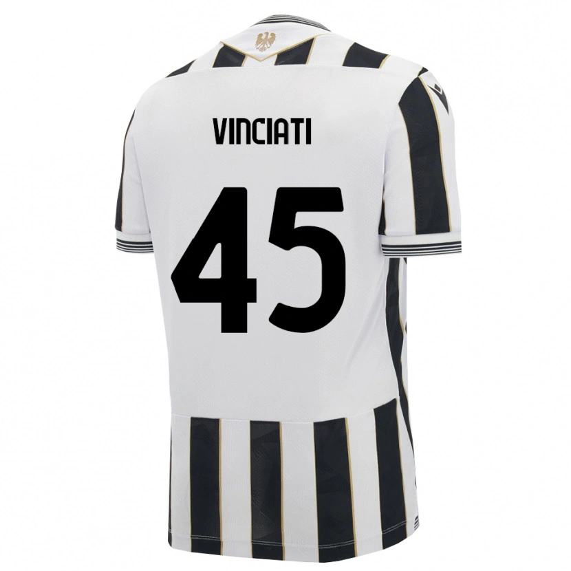 Danxen Heren Giulio Vinciati #45 Zwart Wit Roze Thuisshirt Thuistenue 2026/27 T-Shirt België