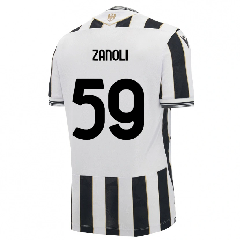 Danxen Heren Alessandro Zanoli #59 Zwart Wit Roze Thuisshirt Thuistenue 2026/27 T-Shirt België