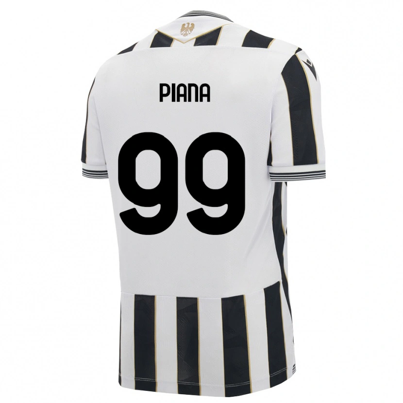 Danxen Heren Edoardo Piana #99 Zwart Wit Roze Thuisshirt Thuistenue 2026/27 T-Shirt België
