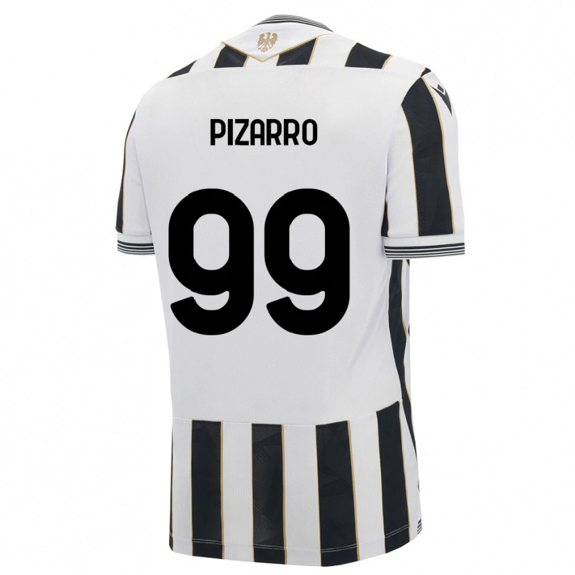 Danxen Heren Damián Pizarro #99 Zwart Wit Roze Thuisshirt Thuistenue 2026/27 T-Shirt België