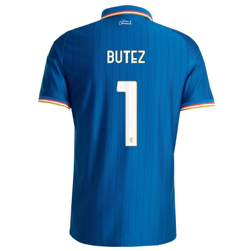 Danxen Heren Jean Butez #1 Blauw Wit Rood Thuisshirt Thuistenue 2026/27 T-Shirt België