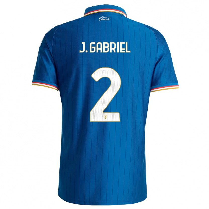 Danxen Heren João Gabriel #2 Blauw Wit Rood Thuisshirt Thuistenue 2026/27 T-Shirt België